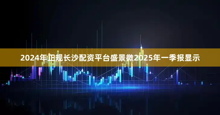 2024年正规长沙配资平台盛景微2025年一季报显示